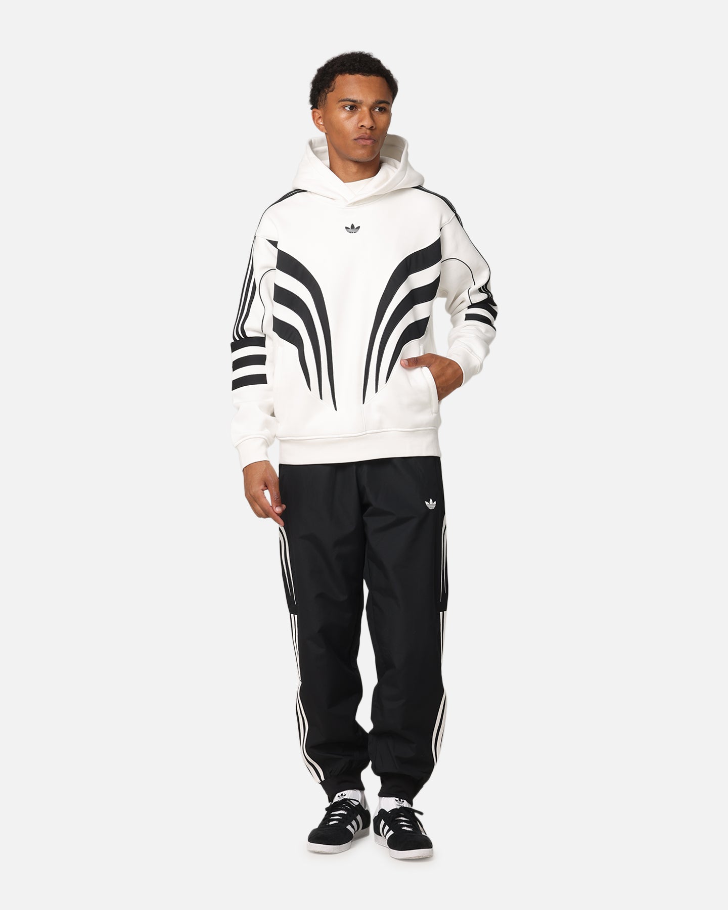 Adidas Q3 Atlanta Track Pants for Men - Black Athletic Joggers with Comfortable Fit - Perfect for Running, Gym Workouts & Casual Wear