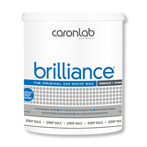 Caronlab Strip Wax Brilliance 800g - Professional Hair Removal Wax for Smooth Skin at Home & Salon Use