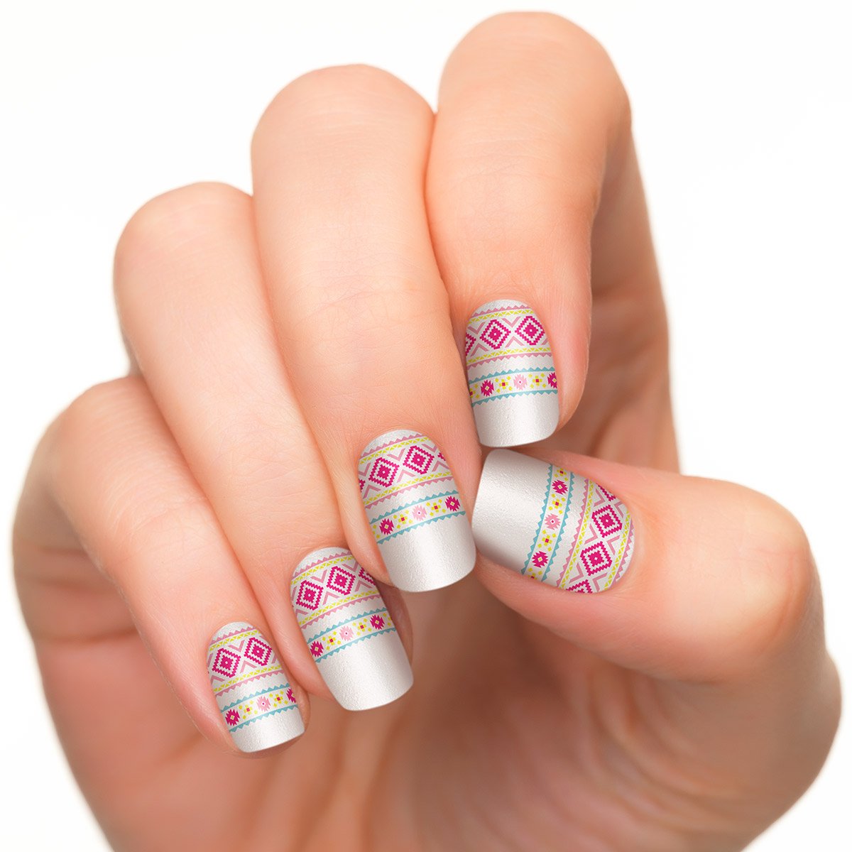 Premium Nail Polish Strips - Long Lasting Nail Art Decals with Tribal Design | Perfect for Parties, Weddings & DIY Manicures at Home