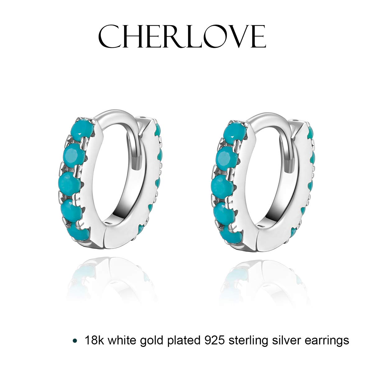 Sterling Silver Huggie Hoop Earrings with 14k Gold Plating - Small Spike Cute Edgy Design for Women | Perfect for Everyday Wear, Parties & Gifts