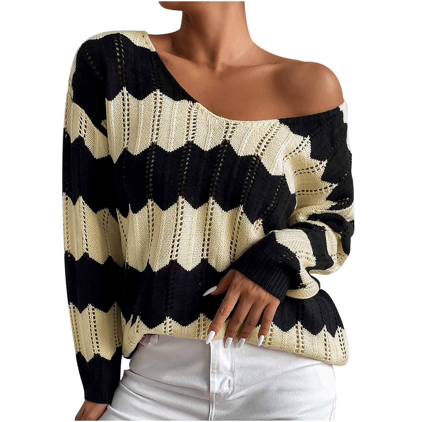 Women's Lantern Sleeve Long Sleeve Tunic Sweater Cardigan with Zipper - Cozy Fall & Winter Knitwear for Office, Date Night and Casual Outings