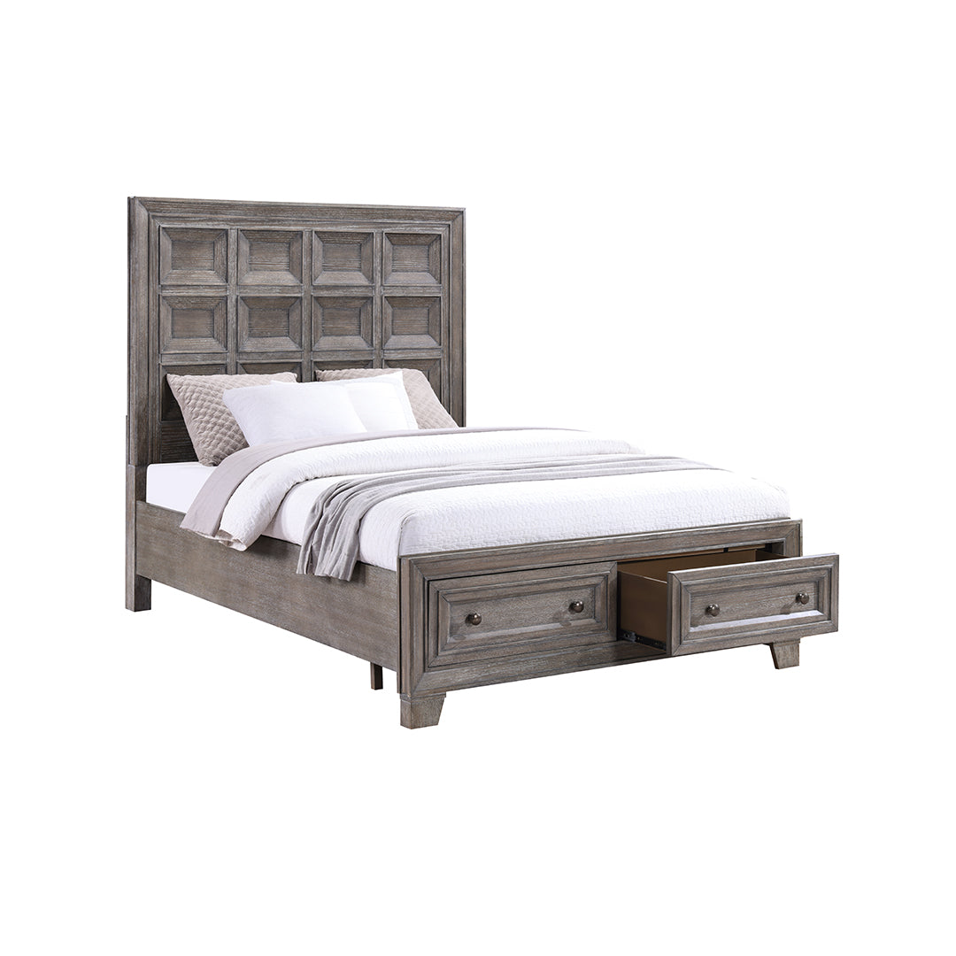 Elliot Bedroom Furniture Set - Modern 5-Piece Bed Frame, Nightstand & Dresser for Cozy Home Decor | Perfect for Master Bedroom, Guest Room & Apartment Living