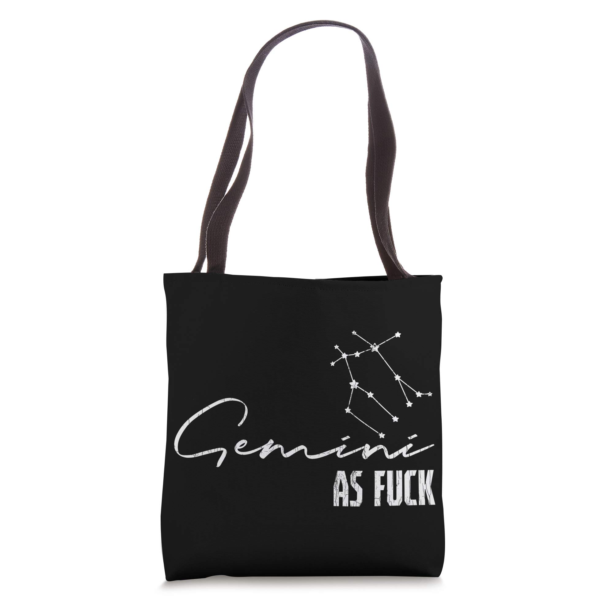 Funny Zodiac Sign Tote Bag for Men & Women - Gemini Apparel Gift - Perfect for Beach, Shopping & Daily Use