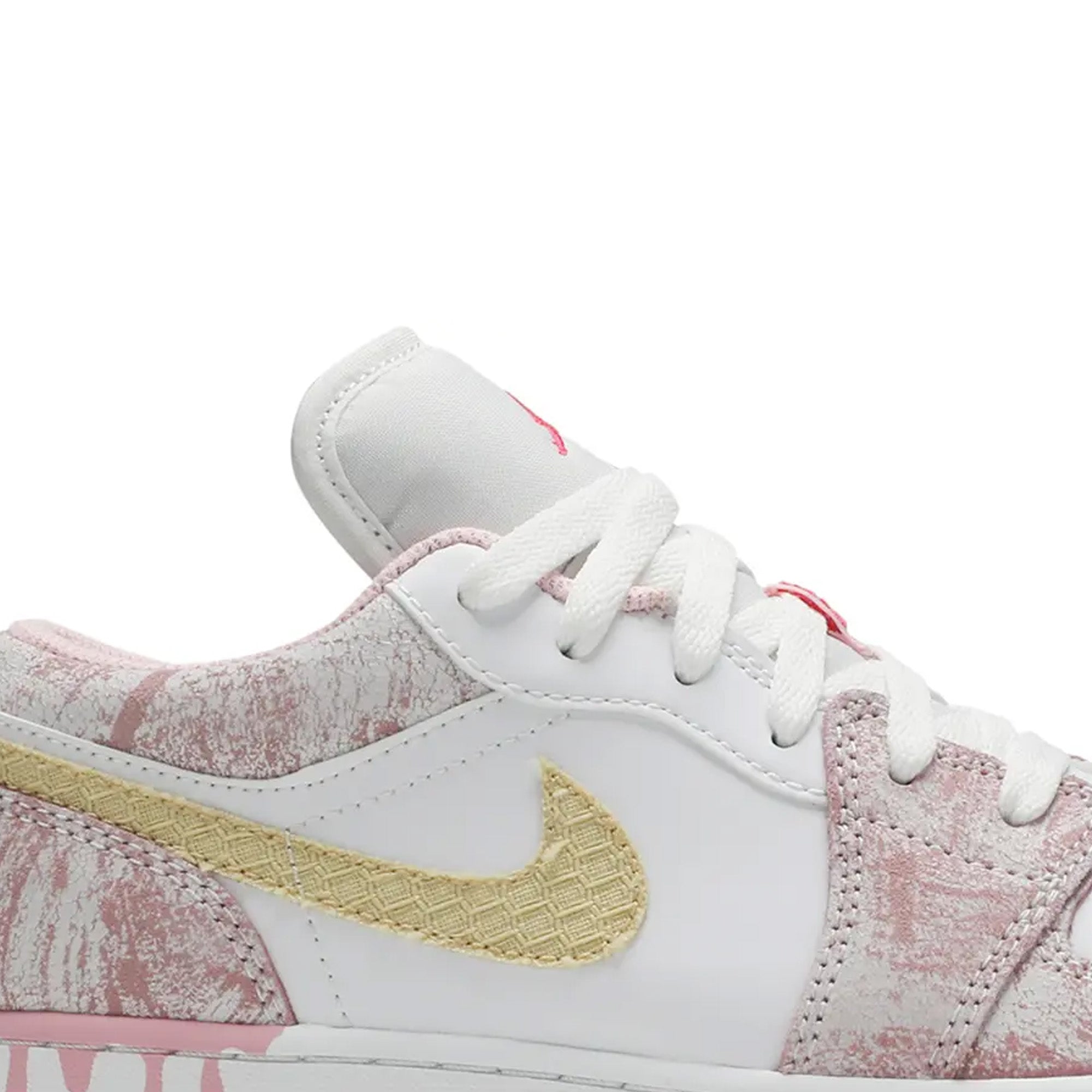 Air Jordan 1 Low 'Paint Drip' GS Sneakers - Boys & Girls Basketball Shoes for Casual Wear & Street Style Fashion