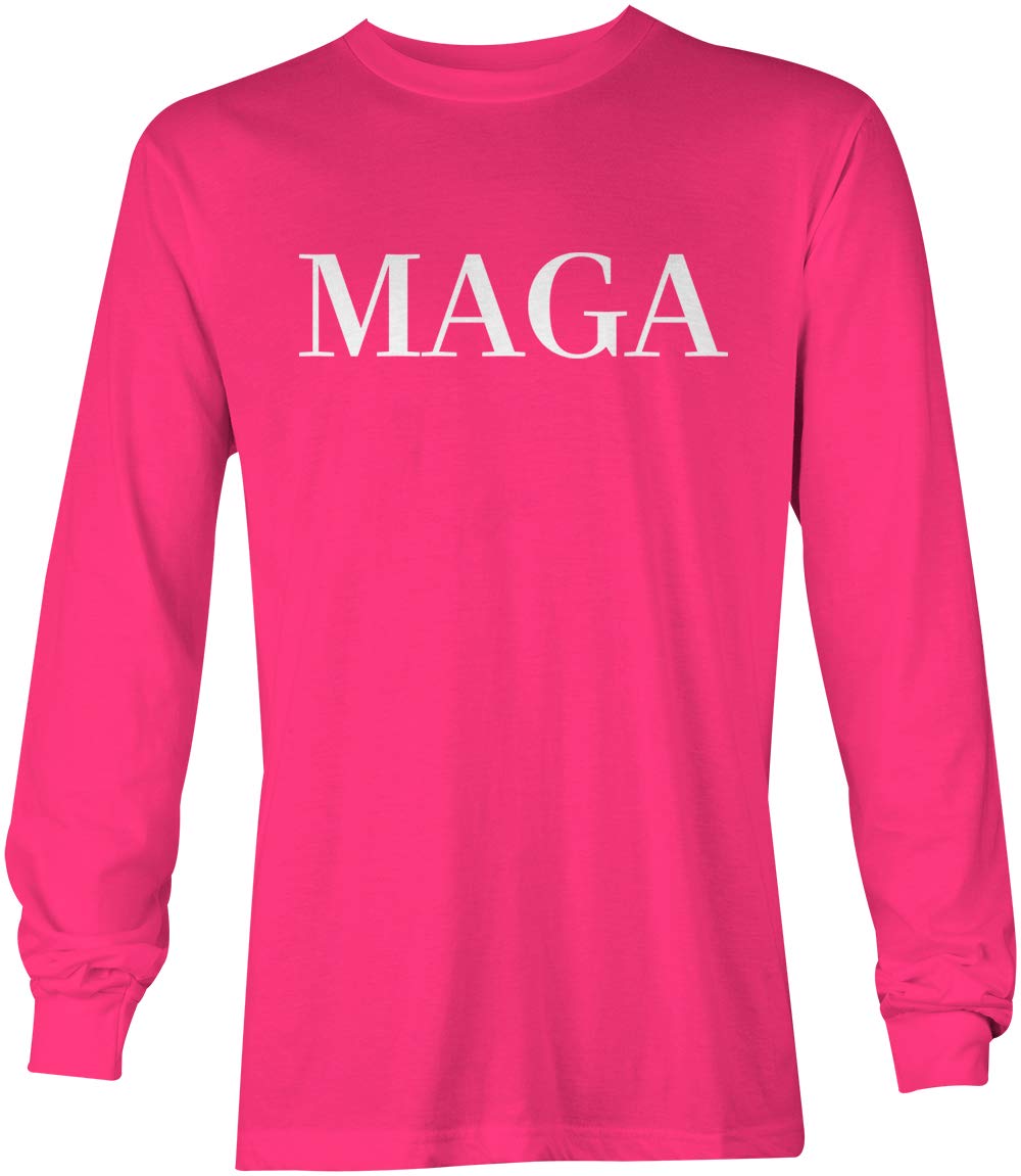 Make America Great Again Trump Unisex Long Sleeve T-Shirt | Patriotic MAGA Apparel for Men & Women | Perfect for Political Rallies, Fourth of July & Conservative Events