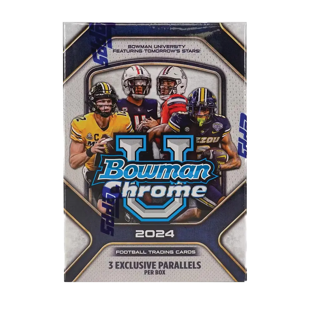2024 Bowman University Chrome Blaster Box - College Baseball Trading Cards Collection for Collectors & Investors - Perfect for Sports Memorabilia Enthusiasts and Fantasy Baseball Fans