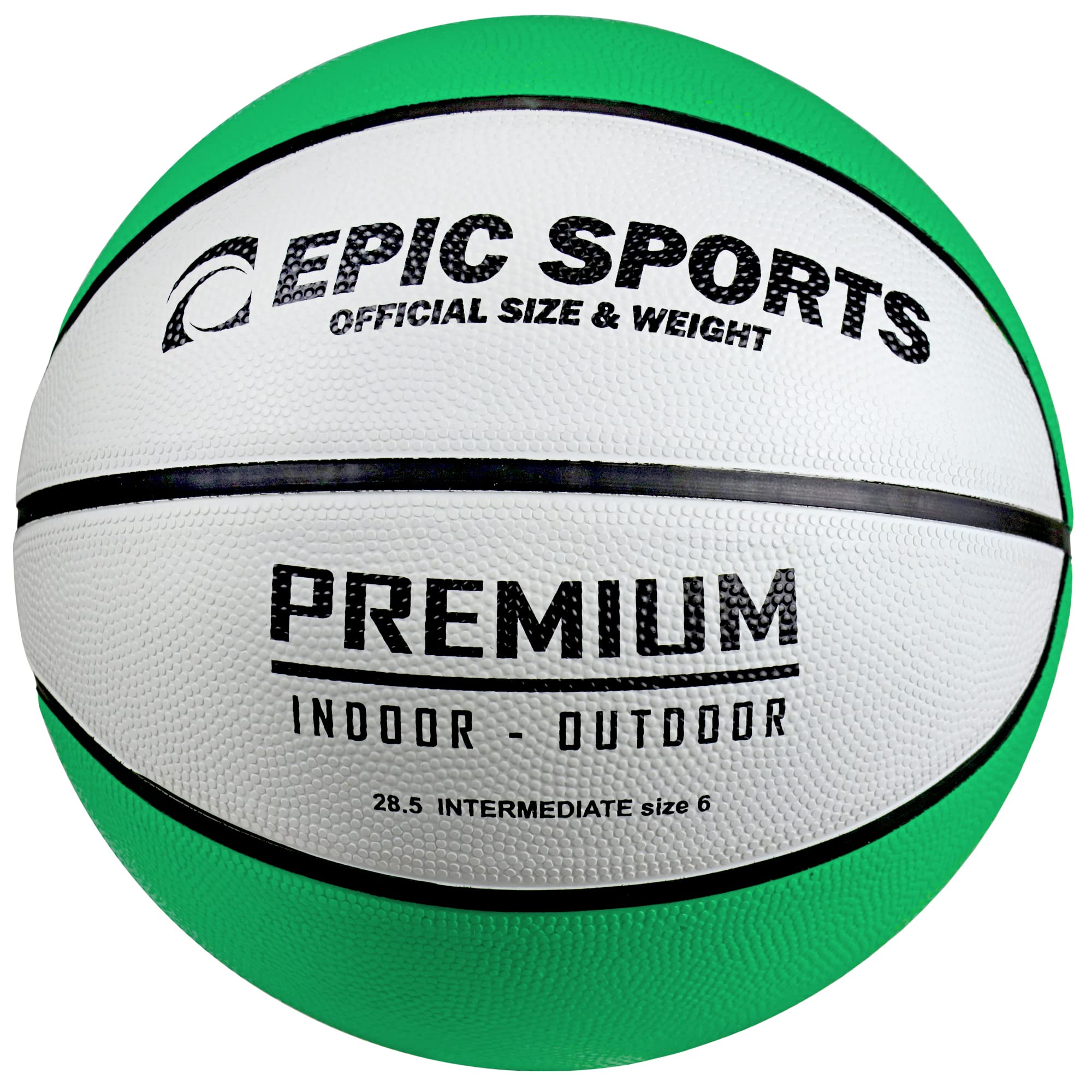 Premium Multi-Color Rubber Basketball for Outdoor & Indoor Play