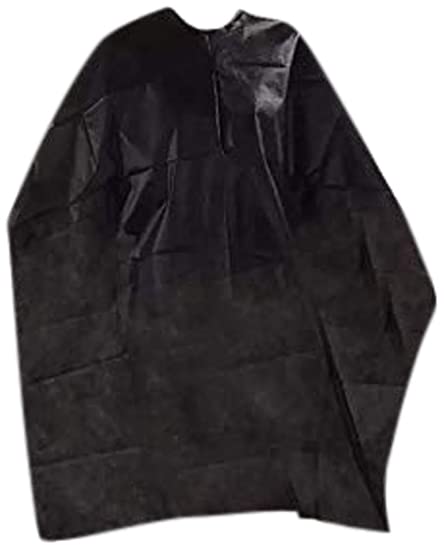Waterproof Disposable Hair Cutting Apron - 30 GSM Salon Cape for Women & Men (Pack of 10) - Ideal for Home Haircuts, Barber Shops & Professional Stylists