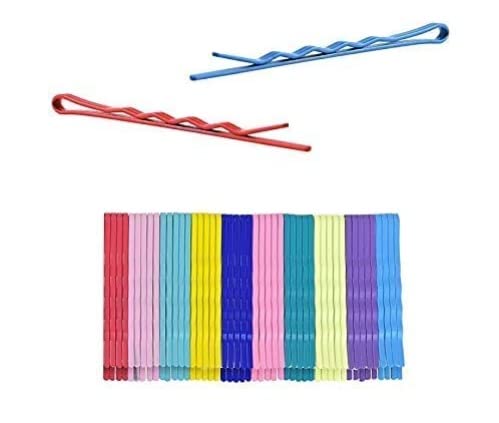 Vibrant Yellow Pumpkin Colorful Women's Bobby Hair Pins - Multicolor Hair Clips for Women & Girls - Perfect for School, Work, Parties & Everyday Hairstyles