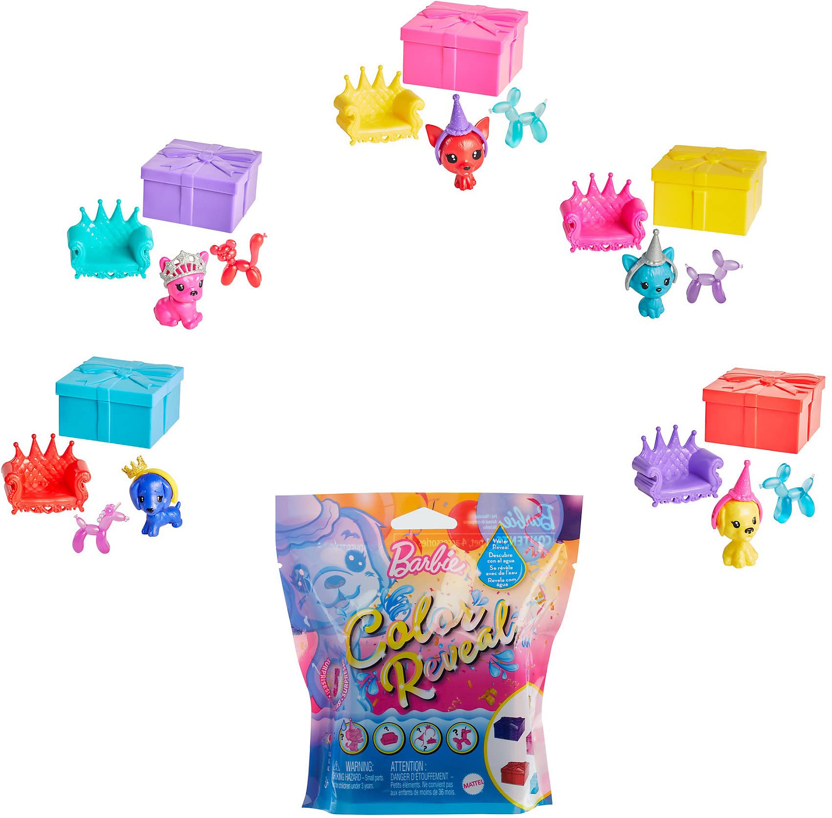 Barbie Clear Pet Toy for Dogs - Interactive Chew Toy for Small & Medium Breeds - Perfect for Playtime, Training & Dental Health