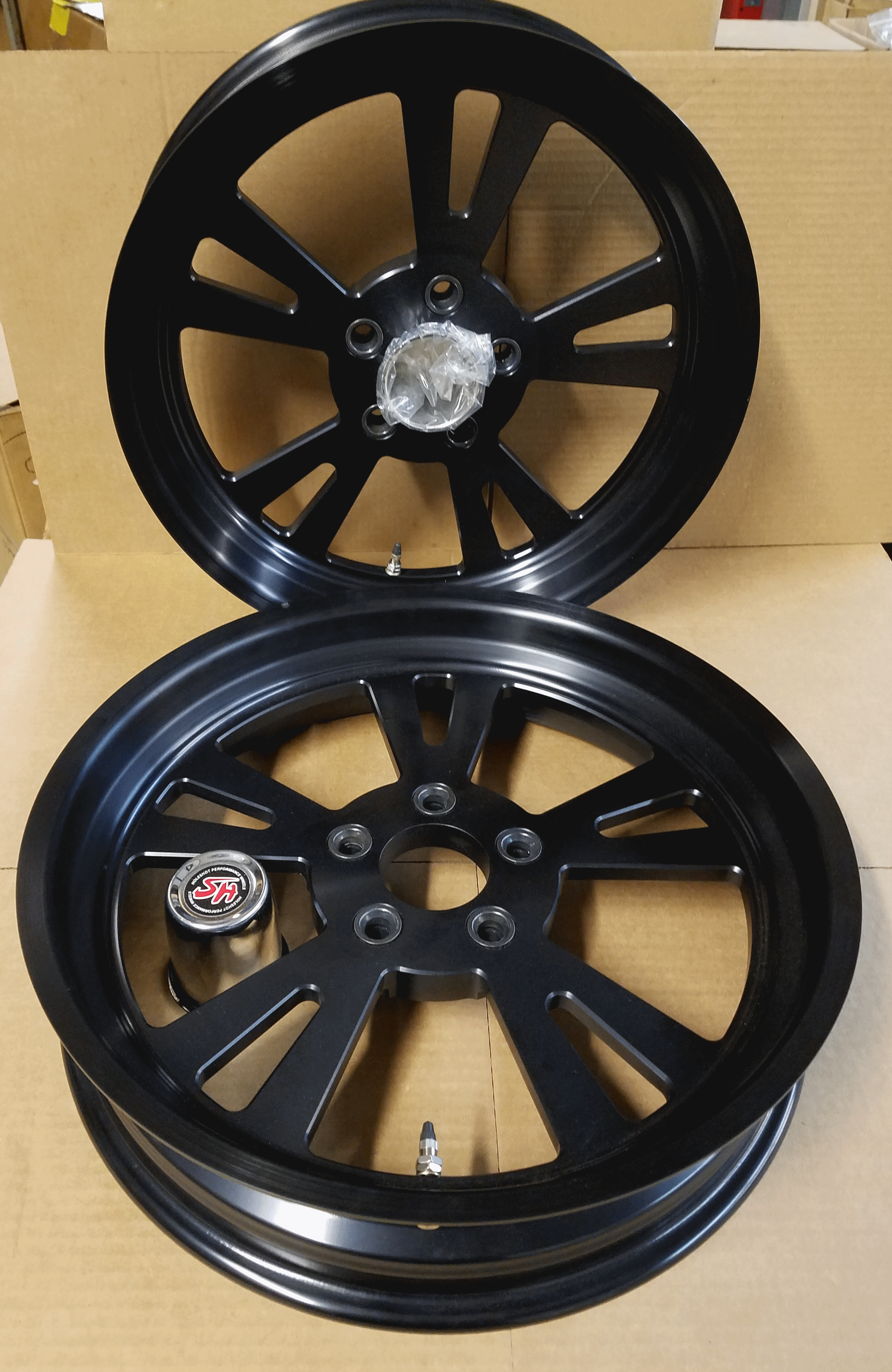 Set of 17 Sunstar Front Runner Wheels 17x4 5x112 Bolt Pattern 1.5
