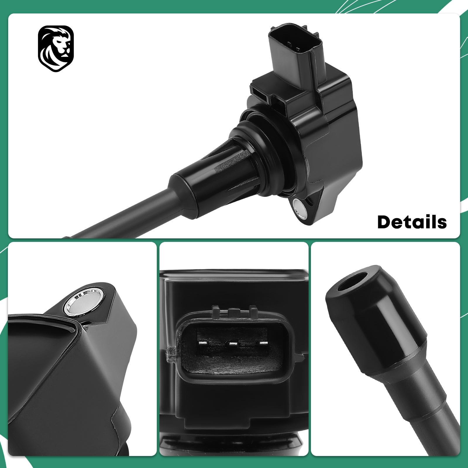 YHTAUTO Ignition Coil Replacement for Nissan Altima 2007-2018, Rogue 2008-2020, Sentra Cube Versa Pathfinder, Infiniti M56 FX50 Q70 QX60 QX70 - Compatible with OEM 22448JA00A - High Performance Engine Ignition Part for Smooth Acceleration & Fuel Efficiency
