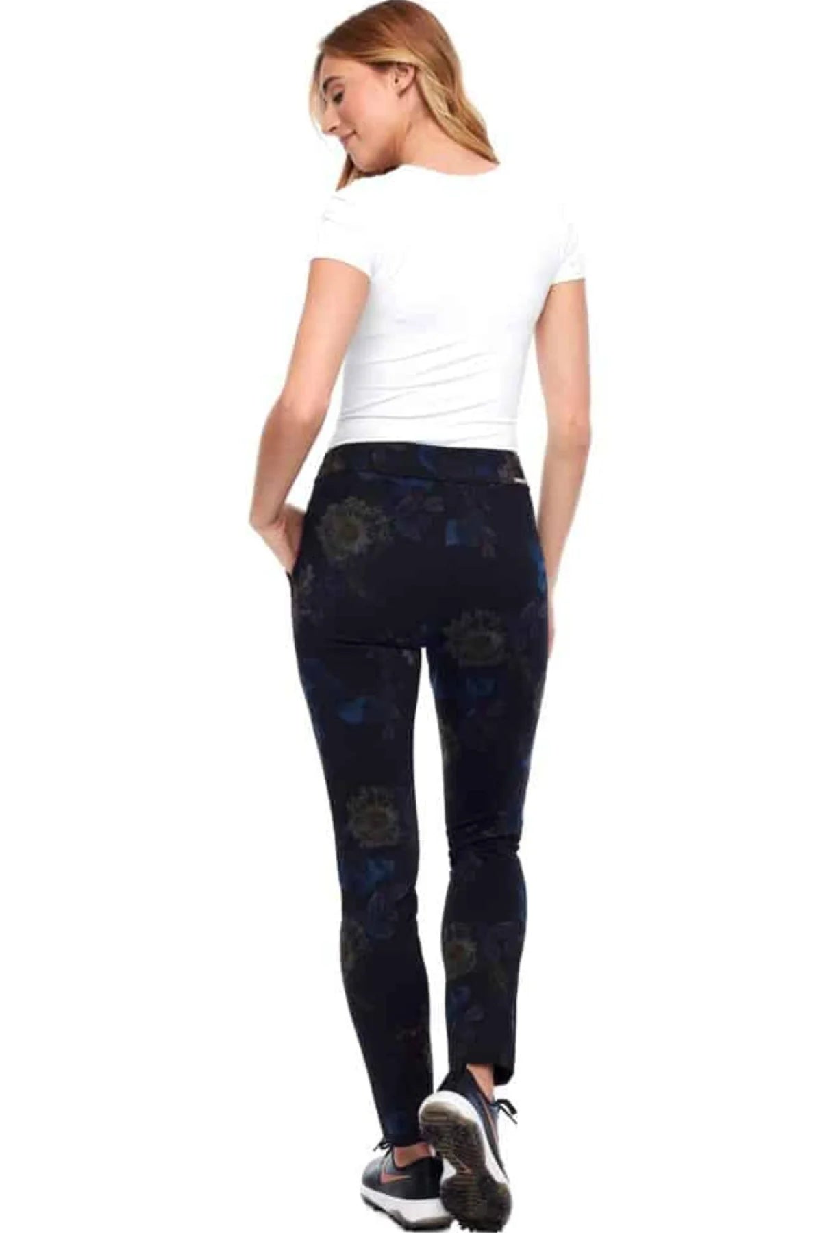 Dream Ponte Slim Pants for Women - High Waisted Stretch Trousers - Office Work & Casual Wear - Perfect for Business, Travel & Everyday Comfort