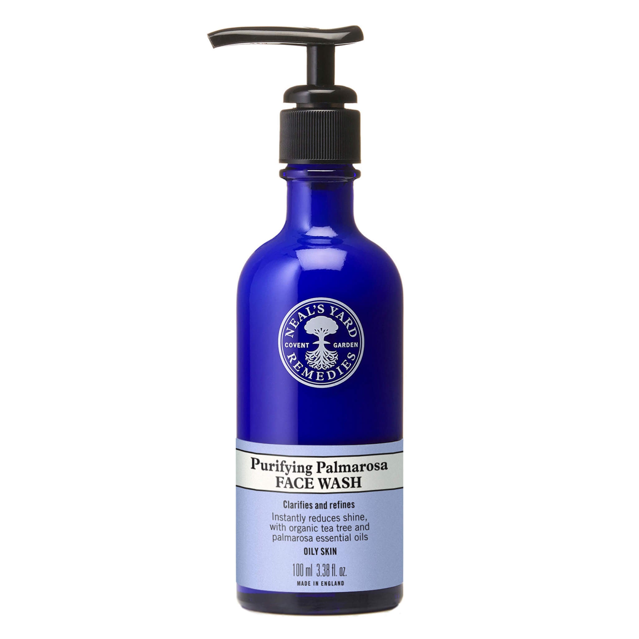 Palmarosa Facial Wash - Natural Cleanser for Acne & Oily Skin | Gentle Daily Face Wash for Clear & Glowing Skin | Perfect for Morning & Night Skincare Routine
