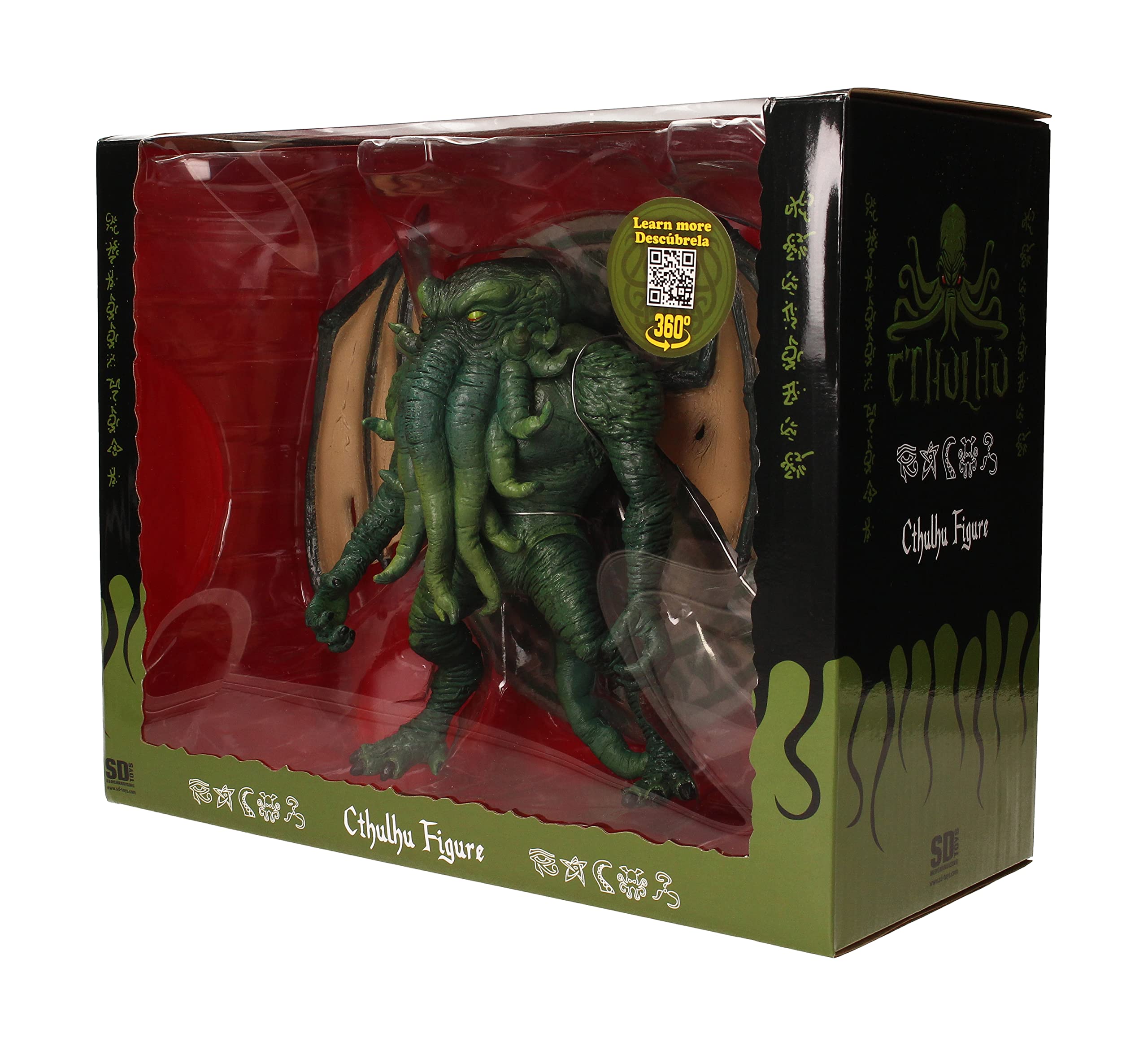 SD Toys Cthulhu Action Figure - 7 Inch Collectible Horror Monster Statue for Display & Role Play | Perfect for Halloween Decor, Cosplay & Mythos Fans