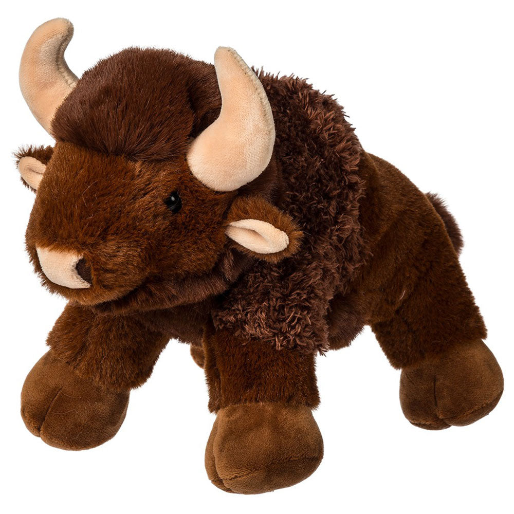 Mary Meyer Bruno Bison Plush Stuffed Animal - Soft & Cuddly Toy for Kids, Perfect for Bedtime, Playtime & Gifts | Adorable Bison Plushie for Nursery Decor & Animal Lovers