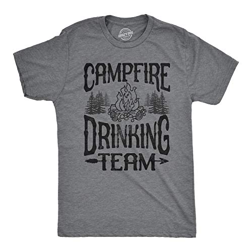 Dark Heather Grey - Campfire Drinking Team