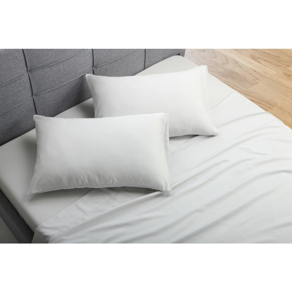 1000 Thread Count Cotton Rich Bed Sheet Set - Silver Grey, Queen Size - Ultra Soft & Breathable for a Comfortable Night's Sleep - Perfect for Master Bedrooms, Guest Rooms & Luxury Hotels
