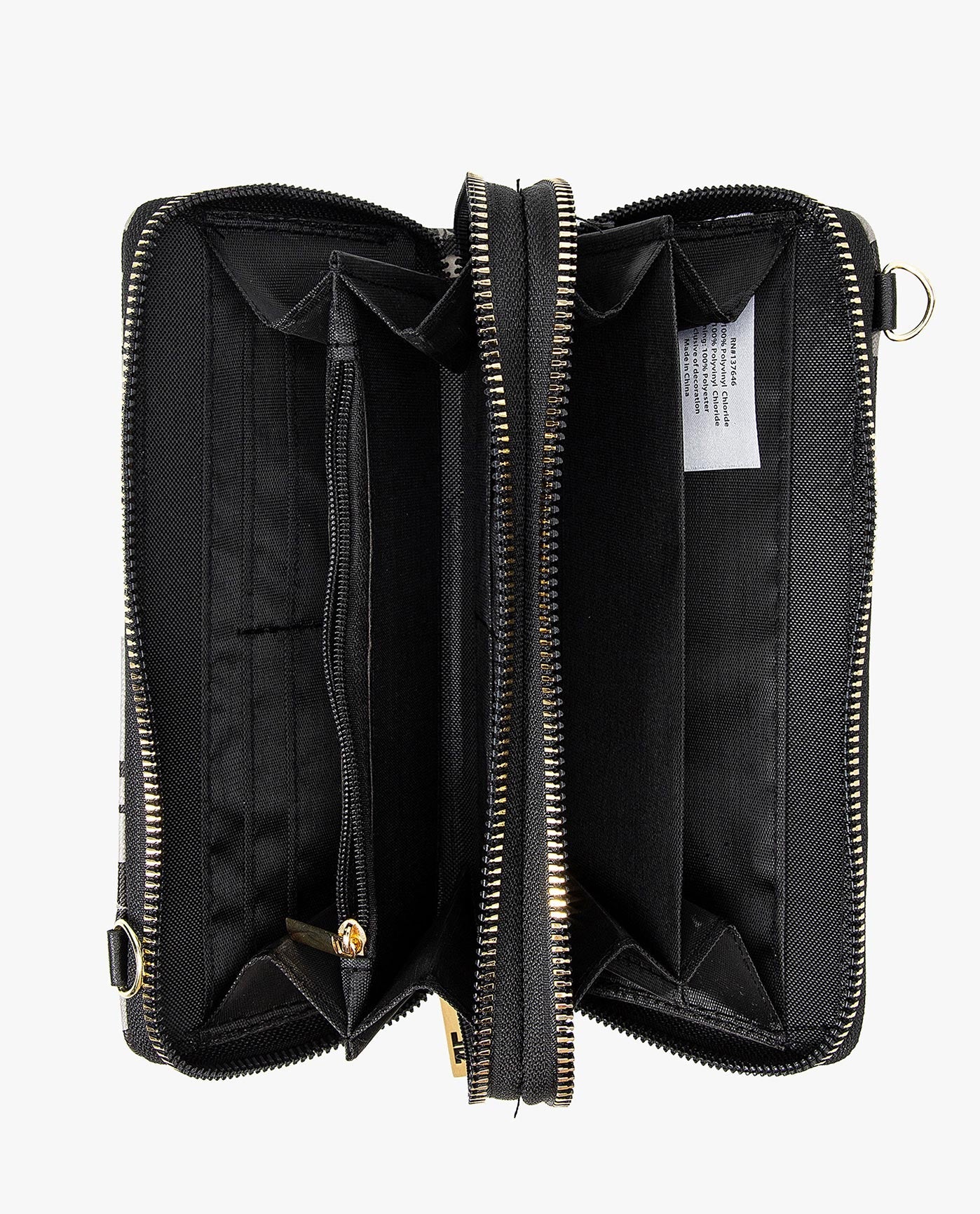 DIANA SIGNATURE Double Zip Crossbody Bag with Wallet Set - Stylish & Functional Purse for Women, Perfect for Travel, Work & Everyday Use