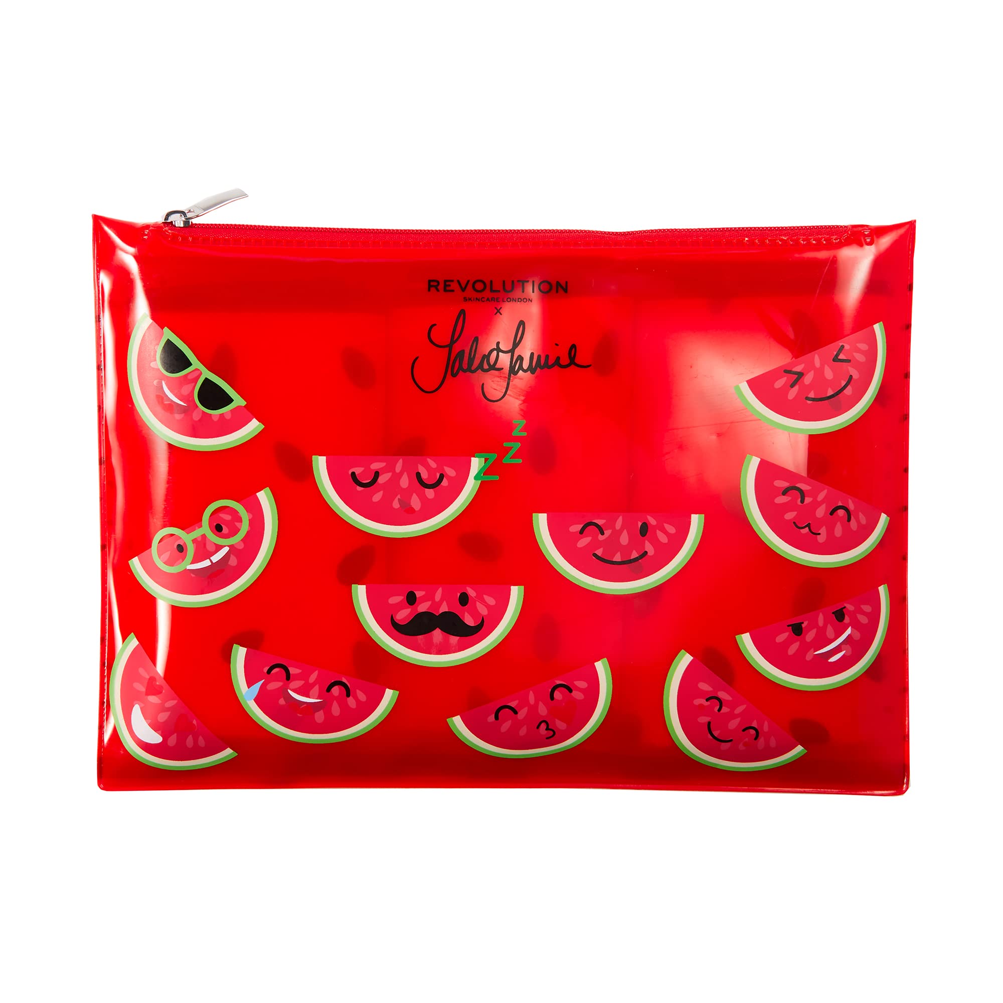 Revolution Beauty London Skincare Jake Jamie Watermelon Microfibre Cleaning Cloths - Gentle Exfoliating Face Cloths for Sensitive Skin | Perfect for Makeup Removal & Daily Facial Cleansing