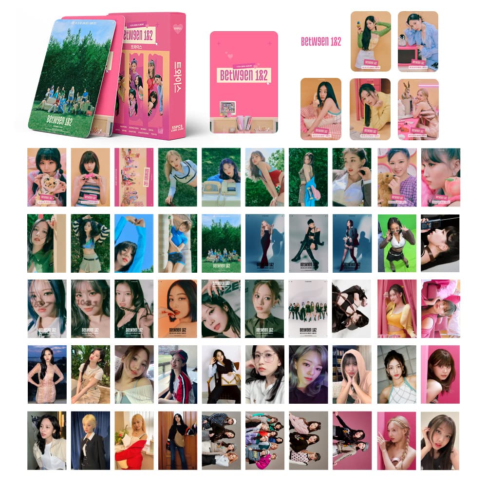4 Pack/220Pcs Twice Kpop Lomo Photocards - Premium Album Photo Cards for Fans, Party Decorations & Collectibles | Perfect for Kpop Merch Displays, Fan Events, and BTS Memorabilia Collections