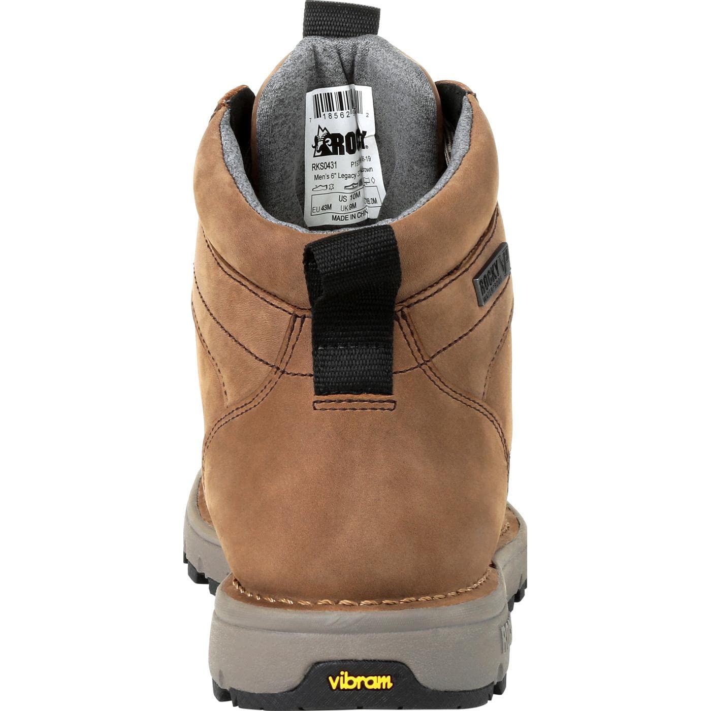 ROCKY Legacy 32 Waterproof Hiking Boots for Men - Durable Outdoor Trekking Shoes with Slip-Resistant Sole - Perfect for Mountain Climbing, Camping & Trail Walking