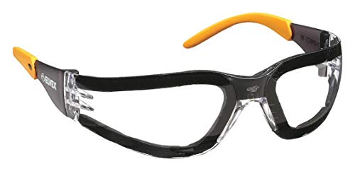 Elvex Clear Anti-Fog Wraparound Safety Glasses - ANSI Z87.1 Certified for Construction, Woodworking & Lab Protection
