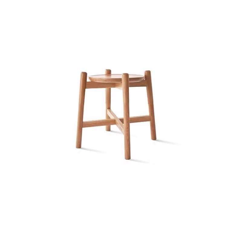 Solid Wood Flower Rack - Oak & Walnut Storage Shelf for Plants | Perfect for Home Decor, Living Room, Garden & Indoor Plant Display