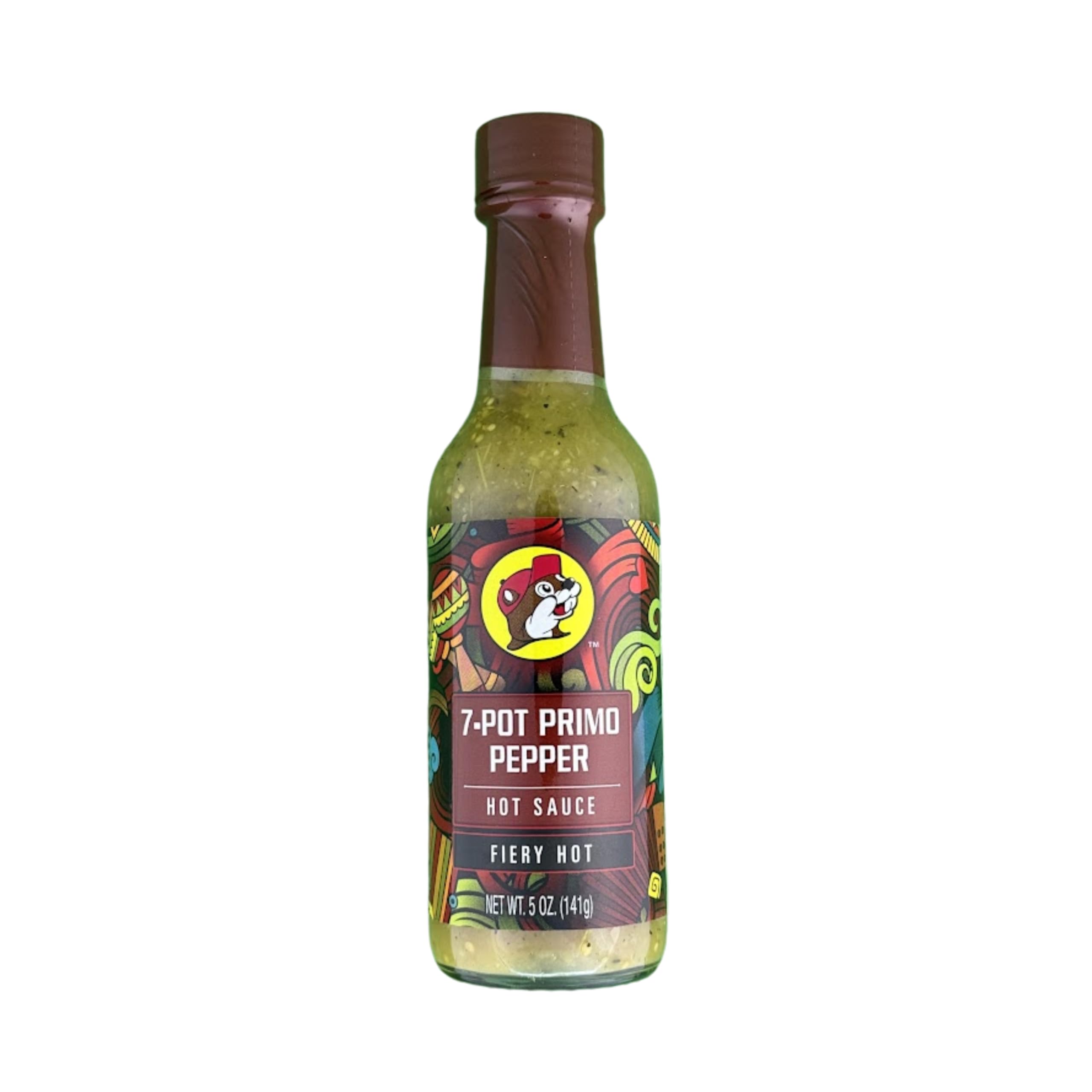 Buc-ee's 7-Pot Primo Pepper Hot Sauce - Extra Spicy Gourmet Hot Sauce for Tacos, Wings & BBQ - 5oz Bottle - Perfect for Gifts & Hot Sauce Lovers