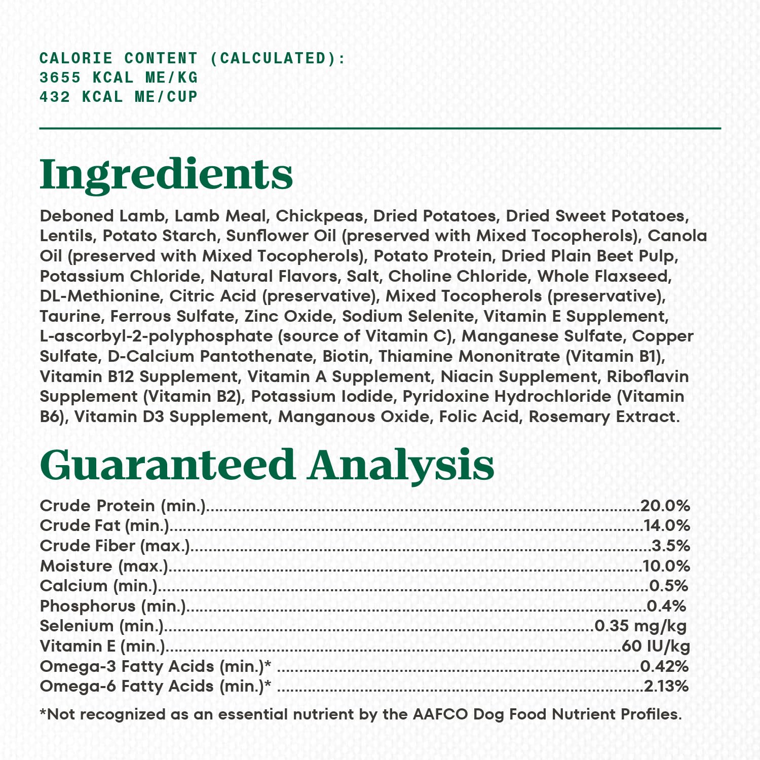 NUTRO Limited Ingredient Diet Lamb & Sweet Potato Recipe Adult Dry Dog Food - Grain Free, Natural Ingredients for Sensitive Stomachs - 22lb Bag for Large & Medium Breed Dogs - Perfect for Daily Meals & Digestive Health Support