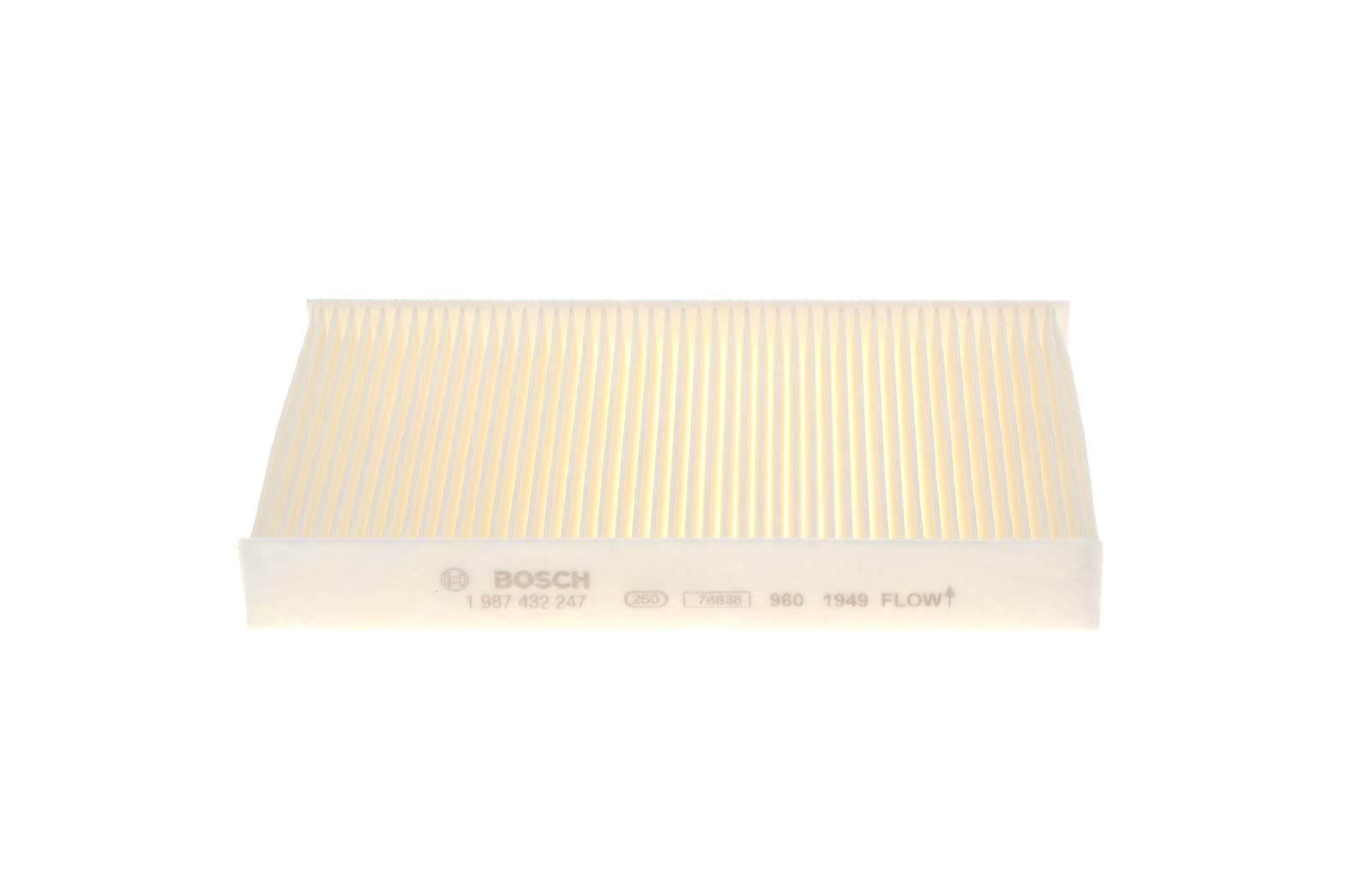 Bosch M2247 Standard Cabin Air Filter - Compatible with Multiple Car Models, High Efficiency Dust & Pollen Protection - Perfect for Sedans, SUVs, and Trucks
