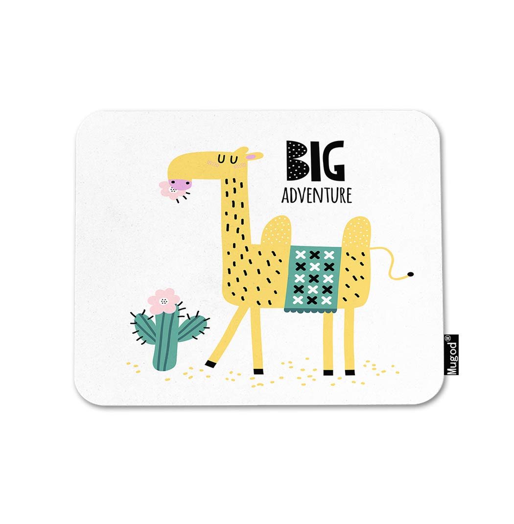 Premium Camel Adventure Mouse Pad - Non-Slip Rubber Base Gaming Mouse Mat with Two-Humped Desert Travel Design for PC, Laptop, Office & Home (9.5x7.9 Inch) - Perfect for Work, Gaming and Computer Enthusiasts