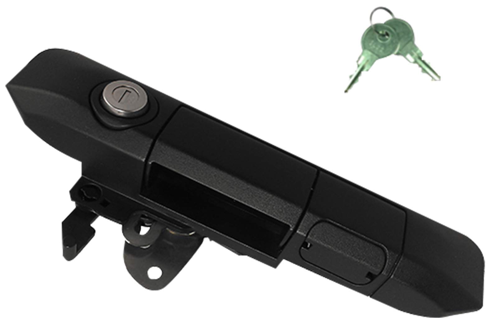 POP & Lock PL5500 Manual Tailgate Lock for 2005-2015 Toyota Tacoma - Anti-Theft Truck Tailgate Replacement - Easy Installation - Made in USA (Black) - Secure Your Truck Bed & Protect Cargo from Theft