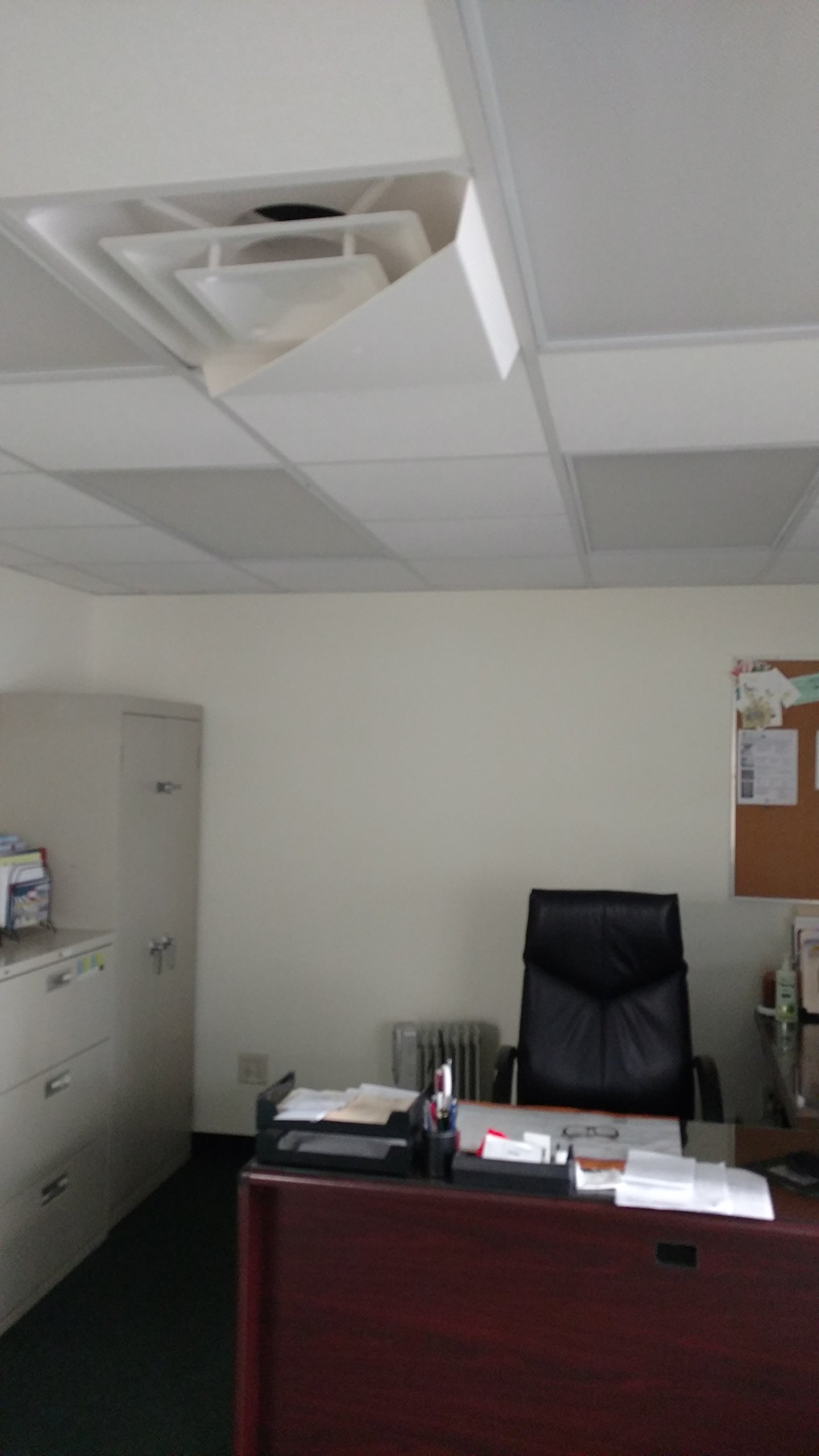 2-Pack Triangle Corner Air Diverter for 2x2 Ceiling Diffusers - Improve HVAC Airflow Direction in Offices & Homes