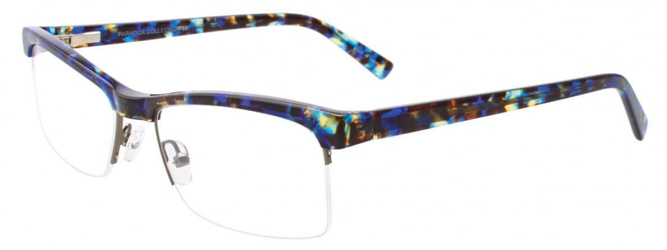 50 - Blue & Yellow & Dark Brown
