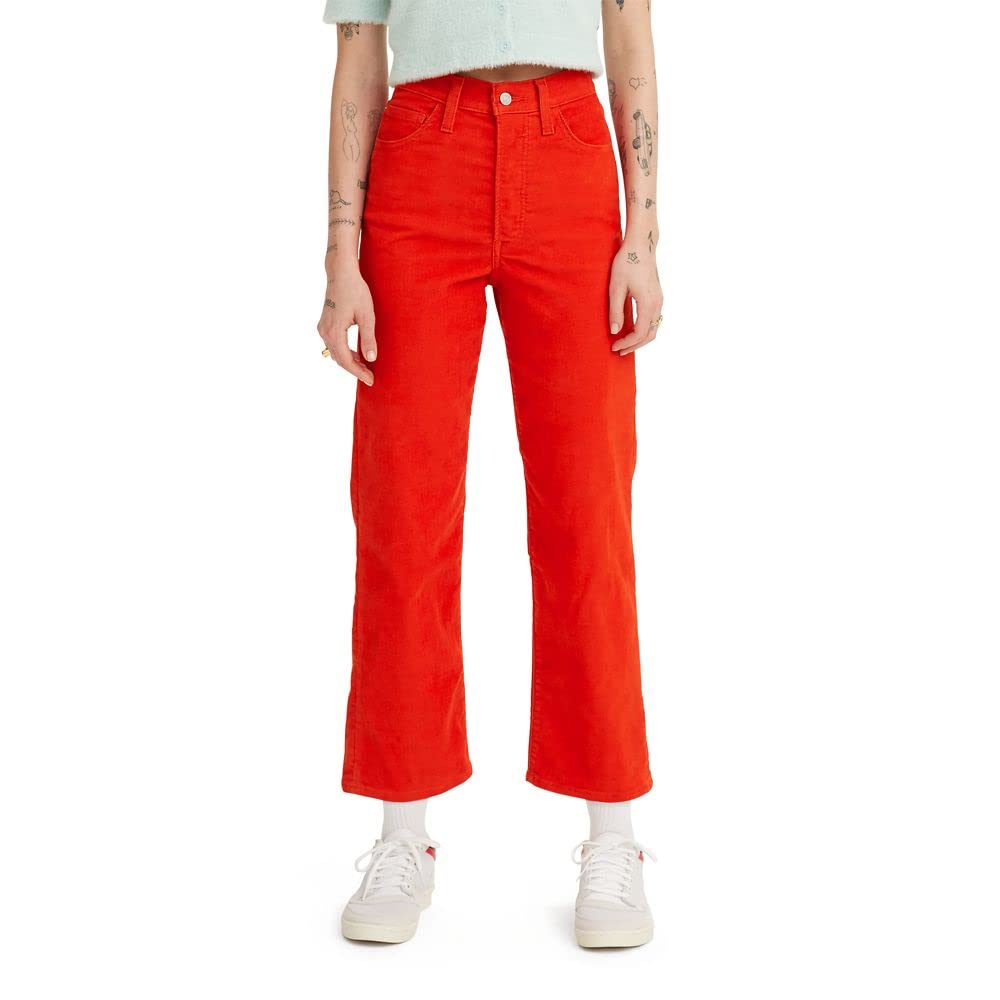 Levi's Women's Ribcage Straight Ankle Jeans - High Waist Slim Fit Denim Pants for Casual & Work Outfits | Perfect for Everyday Wear, Office & Date Nights