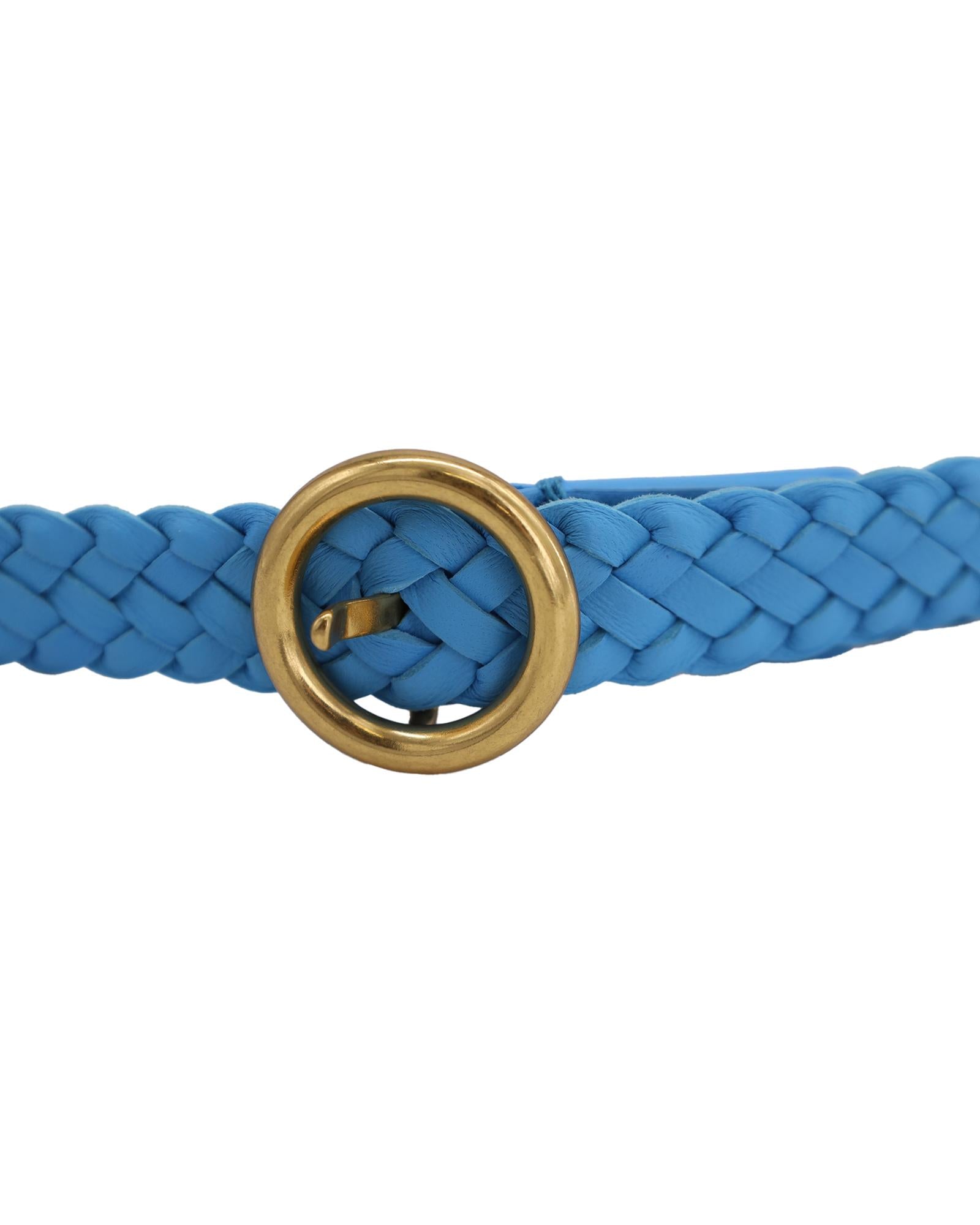 Braided Leather Belt with Ring Buckle for Men & Women - Stylish & Durable Fashion Accessory for Jeans, Dresses & Casual Outfits