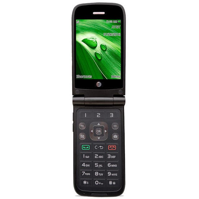 Cingular Flip Black Mobile Cell Phone AT&T - Affordable Flip Phone for Seniors & Emergency Use