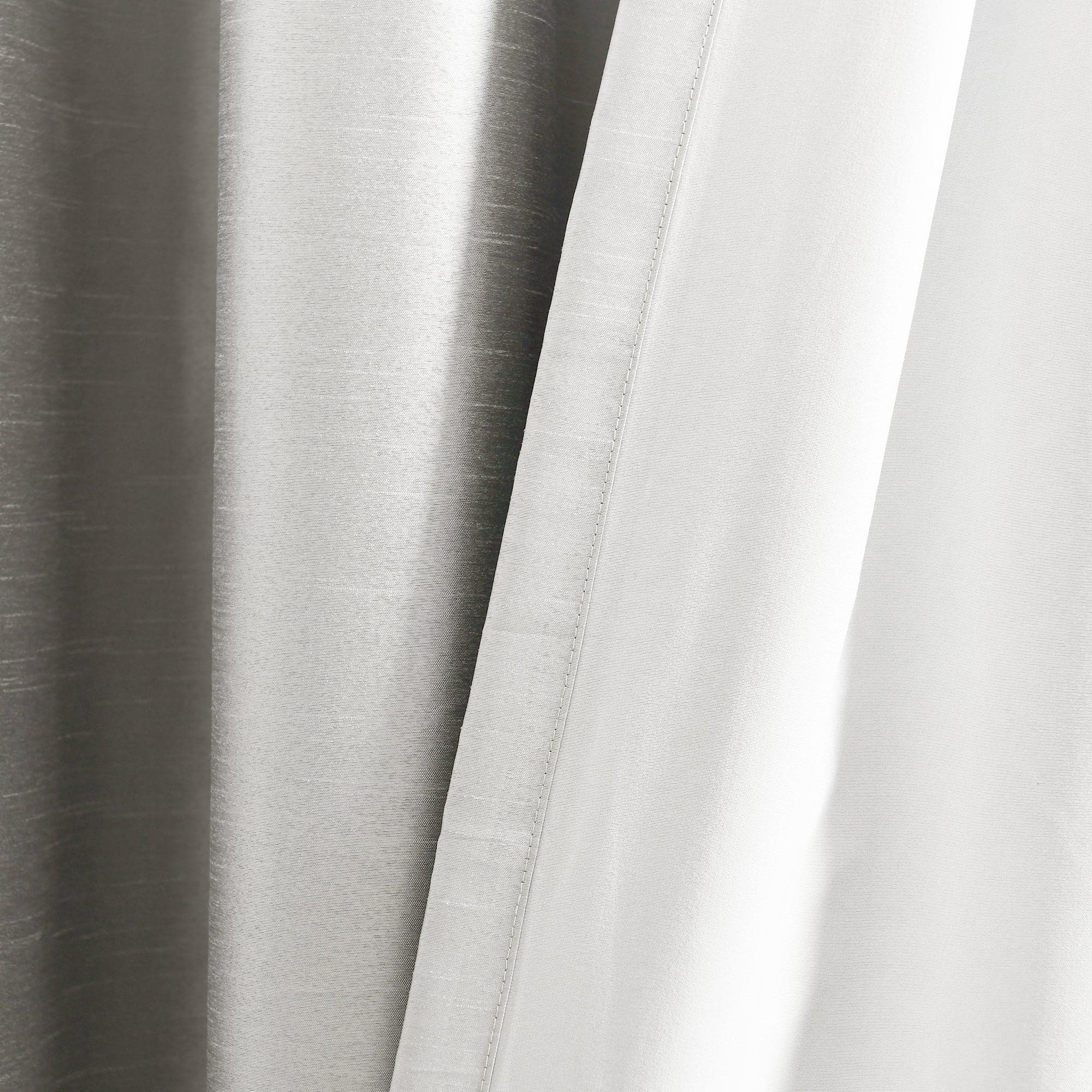 Faux Silk 100% Blackout Window Curtain Panel - Thermal Insulated Room Darkening Drapes for Bedroom & Living Room - Noise Reducing & Energy Saving Home Decor
