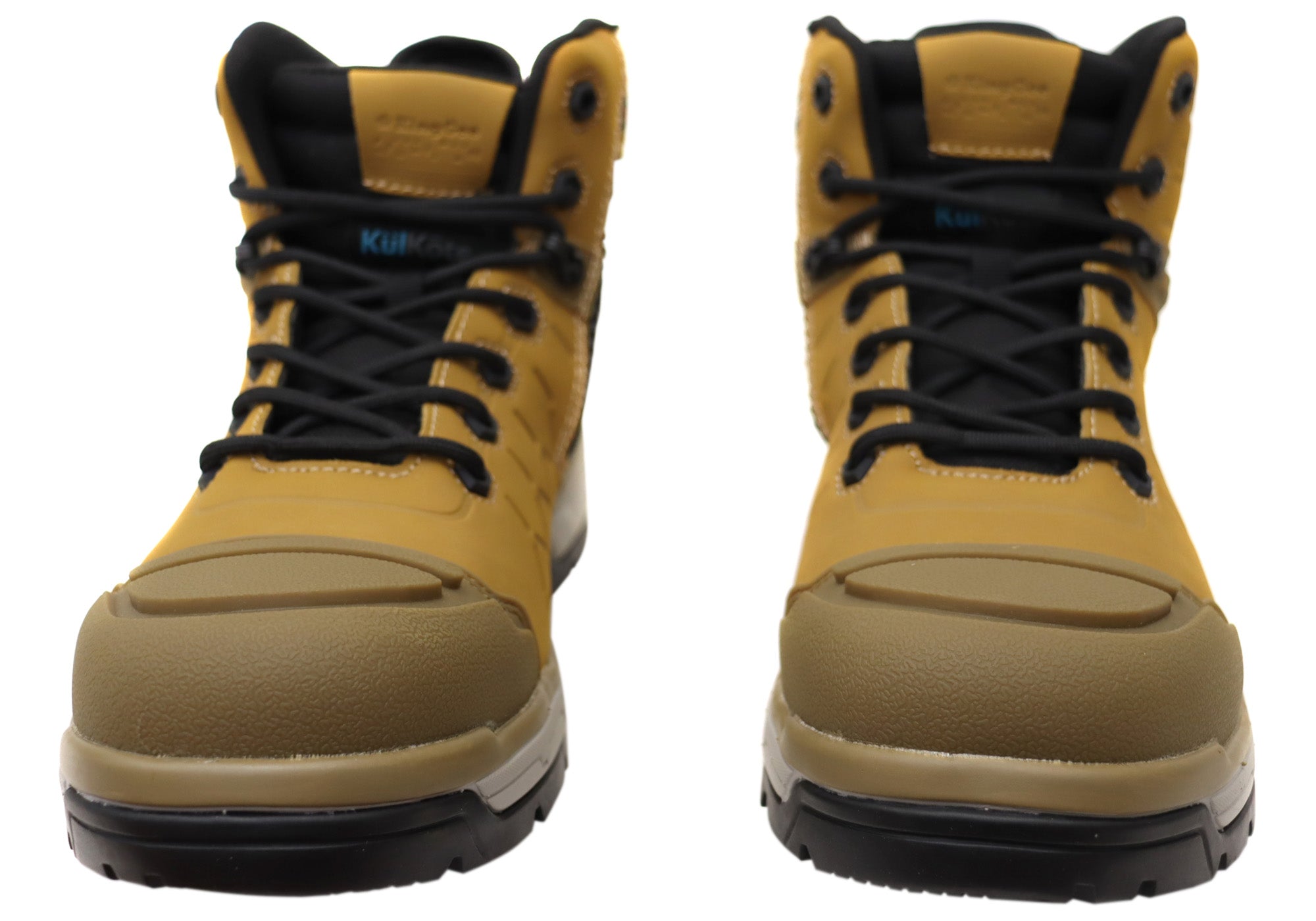 KingGee Men's Quantum Hybrid Zip Lace Composite Toe Work Boots - 5 Inch Safety Shoes for Construction, Warehouse & Outdoor Work