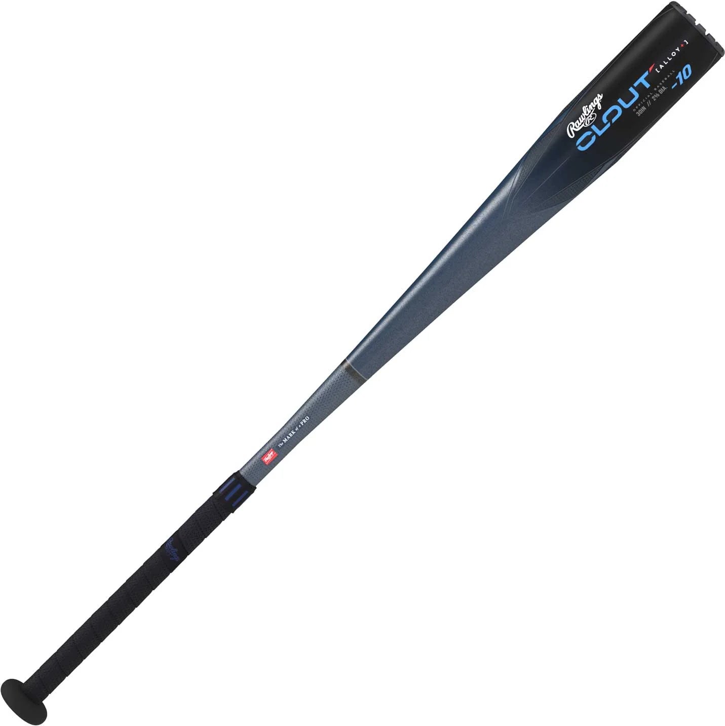 Rawlings Clout USABB Baseball Bat RUS3C10 30/10 - Youth & Adult Baseball Equipment for Training & Games - Perfect for Little League, High School & Recreational Play