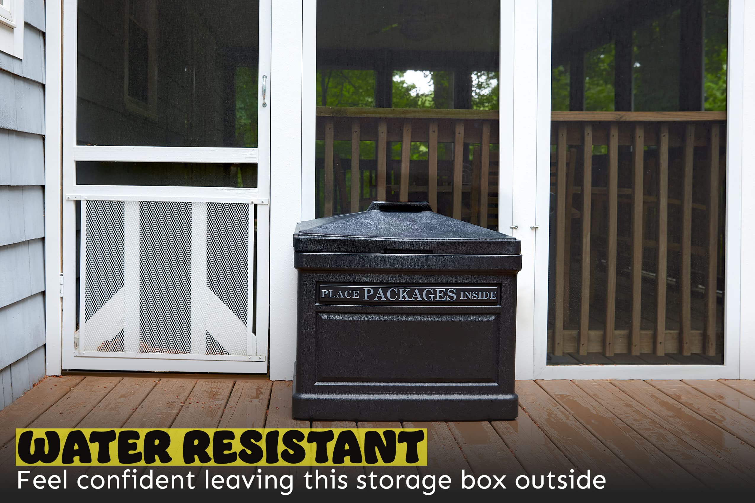 Premium Mighty Tuff Large Package Delivery Box - Heavy Duty Shipping Boxes for Ecommerce, Moving & Storage (12x12x12 in) - Perfect for Amazon FBA, USPS, UPS & FedEx Shipments