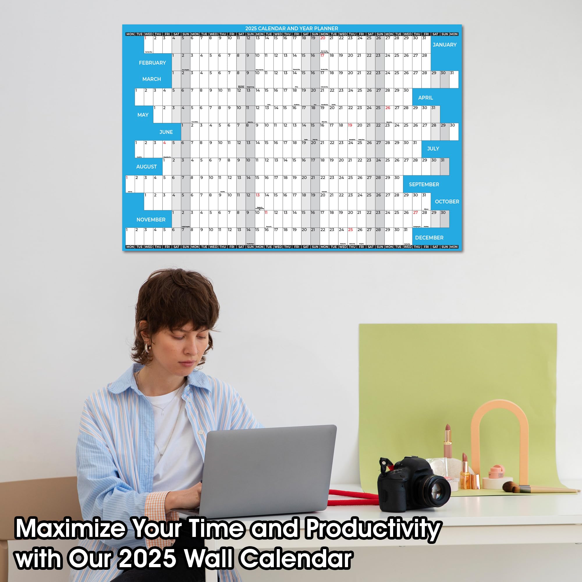 2025 Large Wall Calendar 24