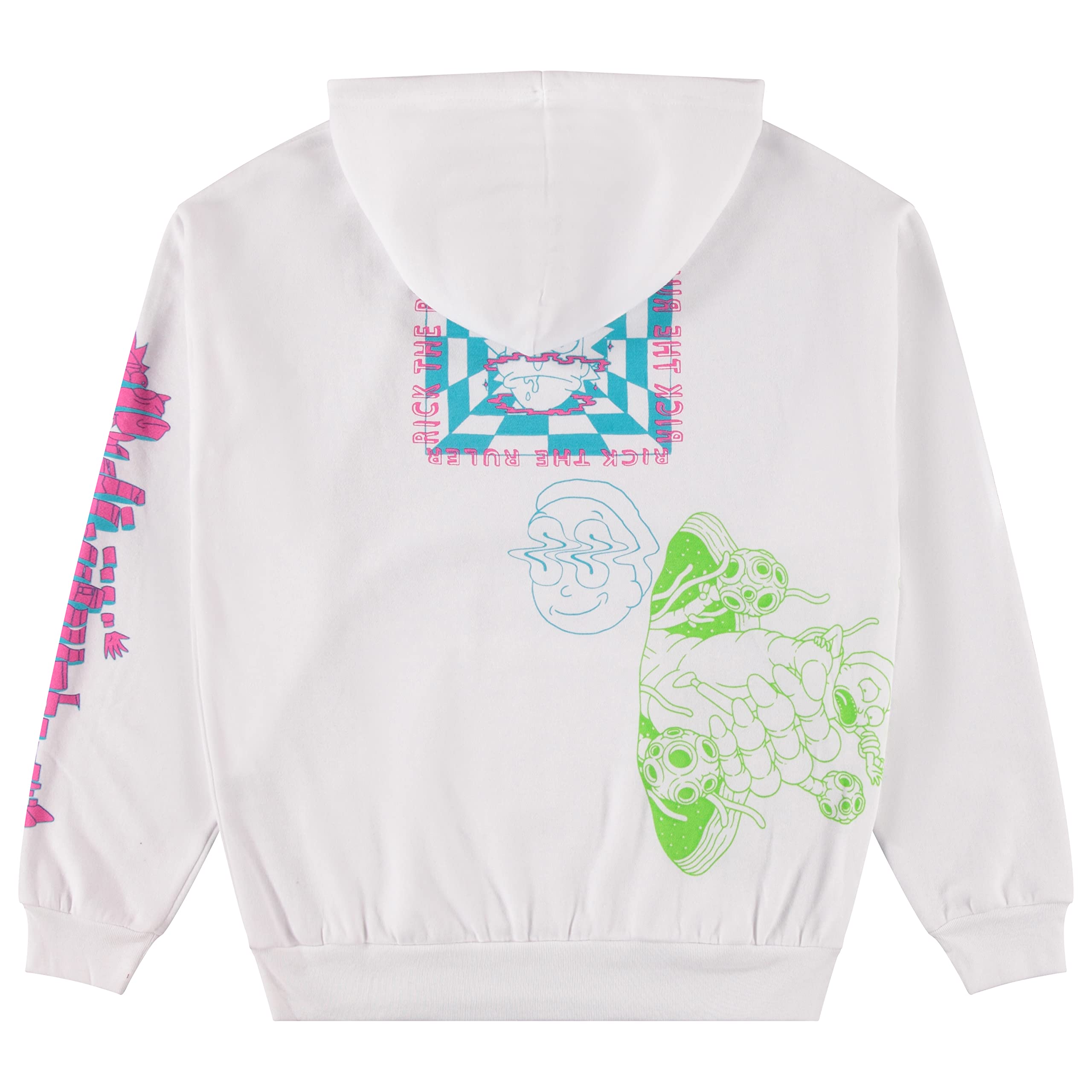 Rick and Morty Tie Dye Hoodie for Men - Classic Rick & Morty Sweatshirt, Perfect for Casual Wear and Fan Events