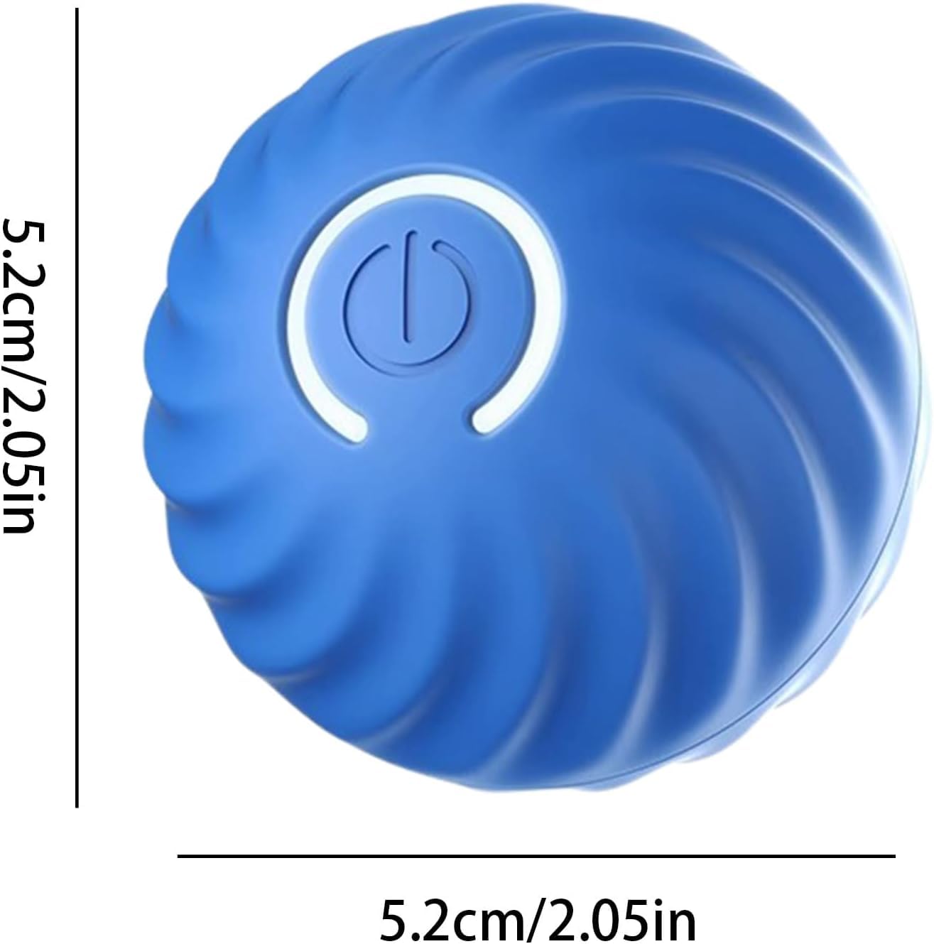 Rechargeable USB LED Dog Toy Ball - Interactive Rolling Light Up Ball for Small & Large Dogs - Perfect for Indoor Play, Nighttime Fetch & Training