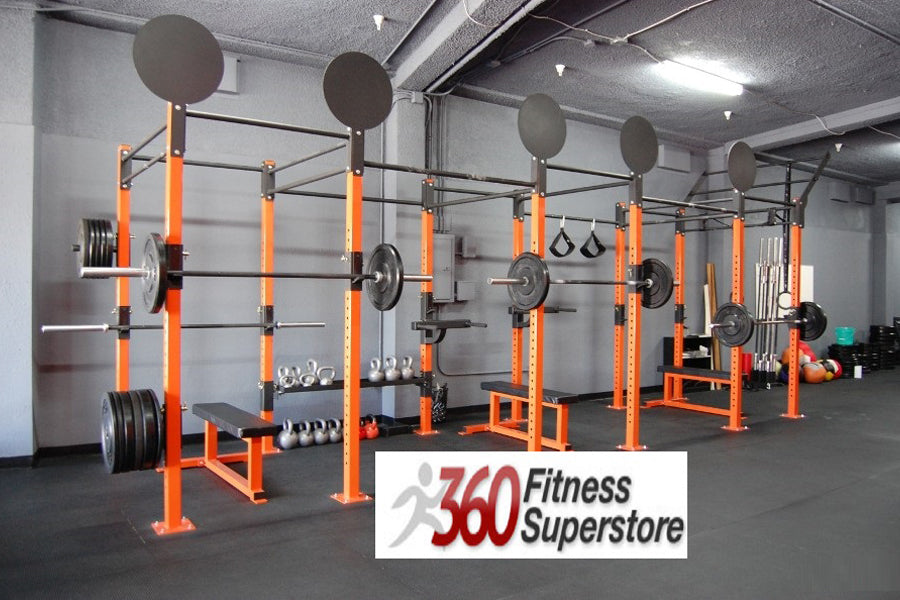 Warrior Commercial Pro Rig System - Heavy Duty Gym Equipment for CrossFit, Weightlifting & Strength Training - Perfect for Home Gyms & Fitness Studios