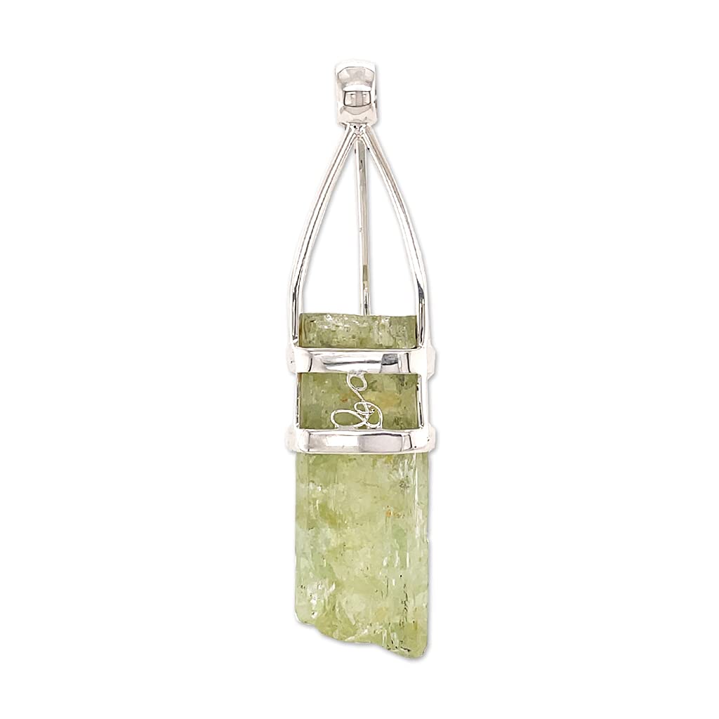 Heliodor Crystal Pendant Necklace - Natural Gemstone Jewelry for Women | Elegant Gift for Birthday, Anniversary & Spiritual Healing
