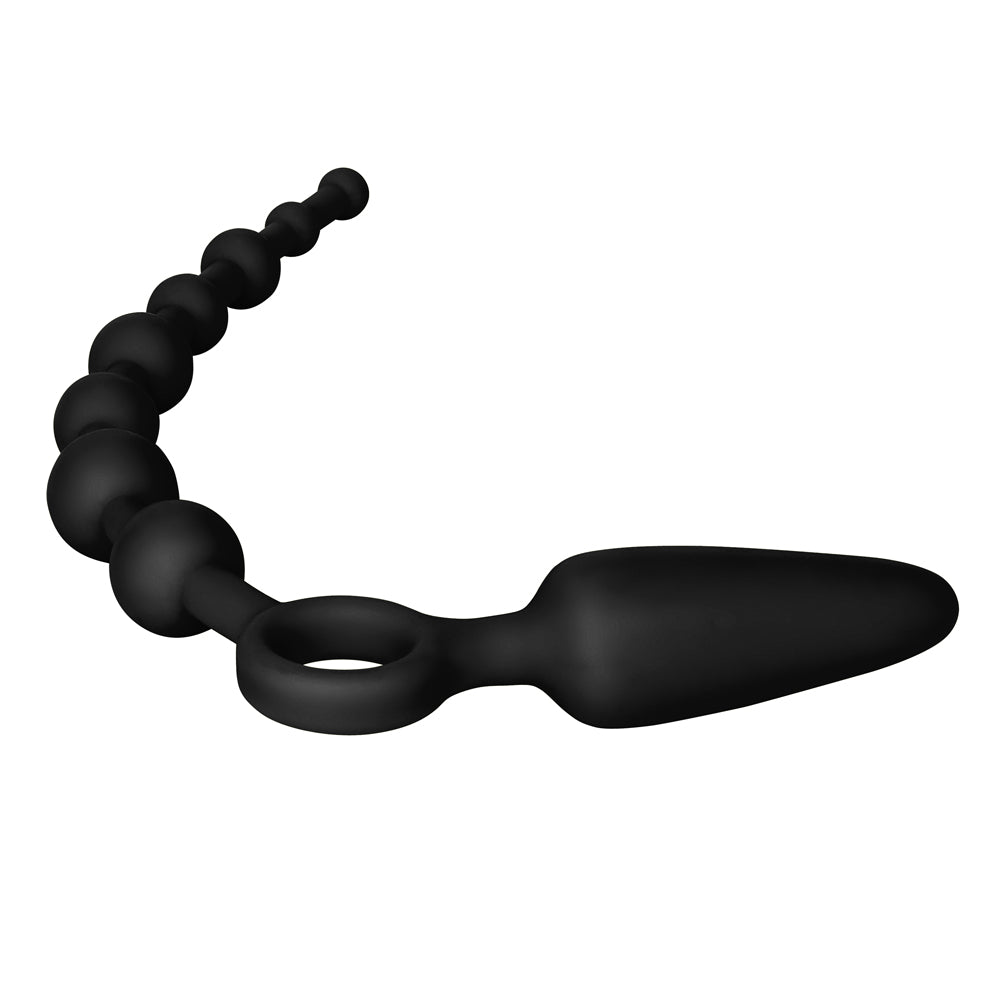 Booty Call Booty Double Dare Vibrating Anal Plug & Beads - Remote Control Adult Toy for Couples & Solo Play - Perfect for BDSM, Roleplay & Sensual Exploration