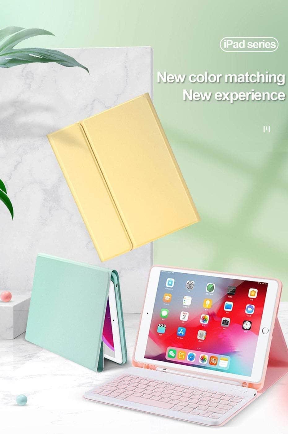 iPad Pro 12.9 Keyboard Case (2021 Model) - Ultra-Slim Bluetooth Keyboard with Smart Cover for iPad Pro 12.9 Inch - Perfect for Work, Study & Travel