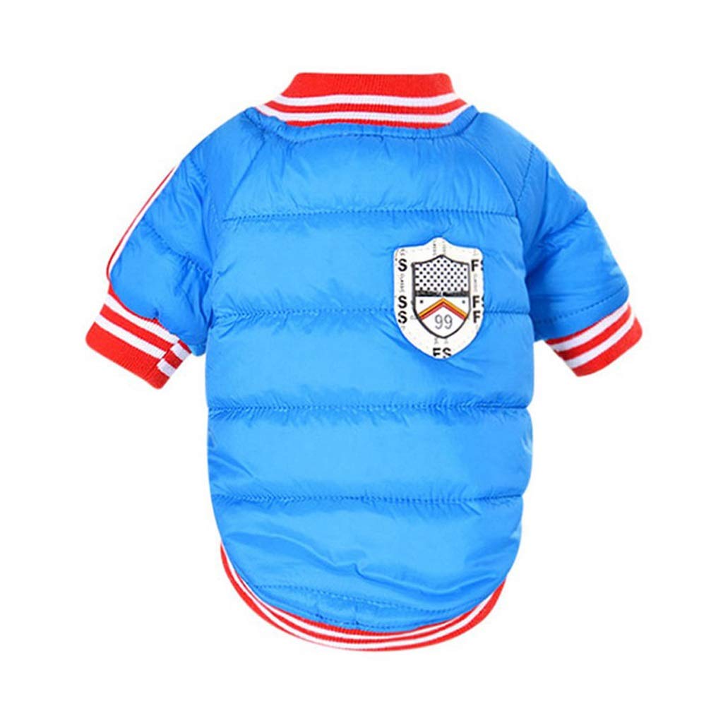 TWDYC Winter Dog Jacket - Warm Thick Cotton Coat for Small & Medium Dogs | Printed Pet Outfit for Cold Weather - Perfect for Walks, Outdoor Adventures & Indoor Coziness